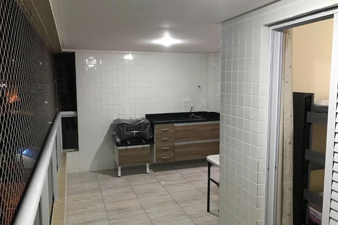 Apartamento No Canto Do Forte, Luxuoso E Confortavel, 2 Suites, Varanda Gourmet 大普拉亚 外观 照片